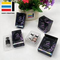 Scatole Personalizzate Ecologiche Olografiche con Glitter e Goffratura Iridiscente per Confezioni di Fiale in Vetro da 3ml/10ml