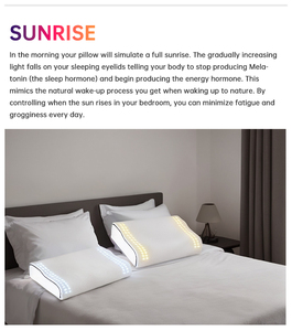 Almohada Inteligente Smart Sunrise WP100 con Bluetooth 5.1, Control por Aplicación, Ayuda para Dormir, Uso Doméstico, Luz de Ruido Blanco, 300lm, 3000-6500K - Product Image 4