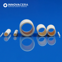 Tubes en céramique d'alumine industrielle à deux extrémités ouvertes pour systèmes d'isolation par circulation en four, services de soudage et de découpe