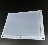 Plaque en polycarbonate UL94 V-0, fabrication sur mesure, découpée sur mesure, plaque en polycarbonate gris RF, plaque en plastique PC pour chargeur de véhicule électrique