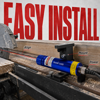 Module de positionnement laser rouge ZhonNa 660nm 100mW DC3-24V, outil de traçage horizontal pour la découpe du bois et de la pierre