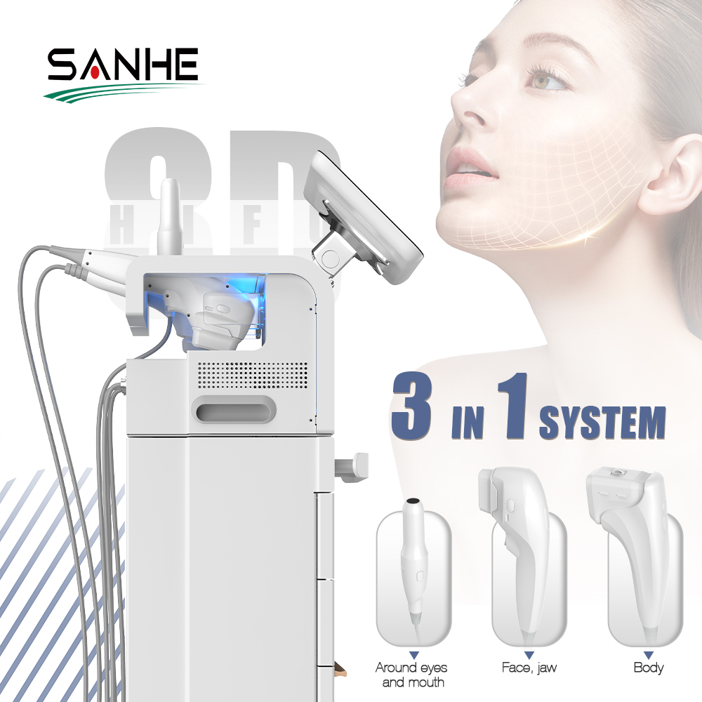 SANHE TECH HIFU 8D High Intensity Focused Ultrasound Skin Lifting High Frequency Operation System