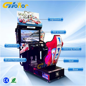 Giải trí thẻ lái xe trò chơi duy nhất OUTRUN <span class=keywords><strong>Arcade</strong></span> máy trong nhà trẻ em đồng tiền hoạt động xe <span class=keywords><strong>Arcade</strong></span> đua mô phỏng trò chơi máy - Product Image 4