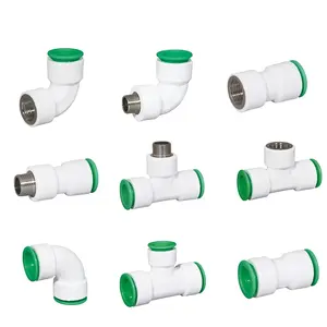 Lightweight plastic 90 Elbow quick connector PP fitting water System