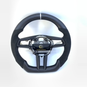 Volante de Fibra de Carbono CCExcellent para <span class=keywords><strong>Porsche</strong></span> Panamera 991.2 Carrera 911 992 718 GT4 RS 982 Boxster Cayman <span class=keywords><strong>Macan</strong></span> <span class=keywords><strong>2017</strong></span>+ - Product Image 1