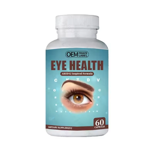 Capsules de soin des yeux naturelles OEM ODM, Lutéine, clarté de la vision, protection de la rétine, vitamines pour les yeux, 60 unités, qualité alimentaire pour adultes - Product Image 1