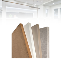 Panneau MDF en mélamine résistant à l'humidité de qualité ENF pour salle de bain 9mm 4 * 8ft panneau MDF pour tables de cantine scolaire panneau MDF en mélamine
