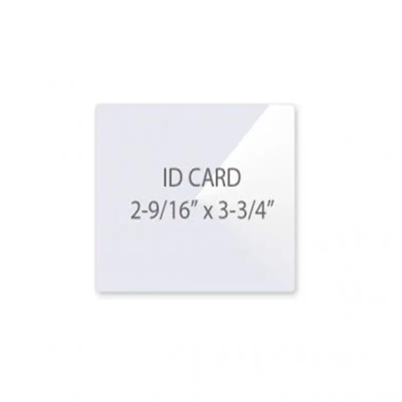 Huada-Película de laminación para tarjeta de identificación, 2x125 micras, tamaño pequeño, bolsas de papel A4, hoja laminada
