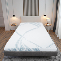 Haute qualité dégagement de pression haute densité PU matelas Gel mousse à mémoire de forme matelas Topper matelas en mousse viscoélastique