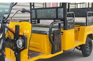 عربة كهربائية ثلاثية العجلات مغلقة للتنقل اليومي والترفيه ونقل الطلاب ومشاهدة المعالم السياحية بثلاثة صفوف وستة مقاعد بقوة 801-1000 واط - Product Image 6