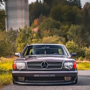 PER Mercedes Classe S <span class=keywords><strong>W126</strong></span> 1981-1991 Kit Widebody - 10 Pezzi - Include Copertura Paraurti Anteriore AMG Widebody - Product Image 3