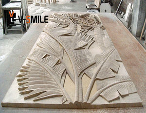 Natürliche Teakholz Sandstein fliesen Außen dekoration Bodenbelag Marmor Sandstein platte Bali Island Skulptur Relief - Product Image 5