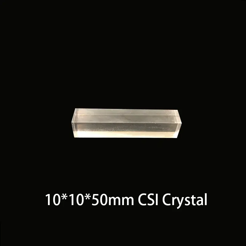 Scintillateur à cristaux scintillants Csl à iodure de césium de haute pureté poli complet personnalisé Fourniture professionnelle de CsI Crystal Manuf