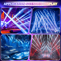 Luz de Escenario Móvil 19x15W RGBW 4 en 1 LED con Zoom, Beam, Wash, Efecto Estroboscópico, DMX, Activación por Sonido, Iluminación Profesional para DJ