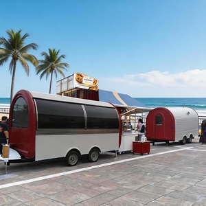 Food Truck Rétro Moderne en Acier Inoxydable, Tôle Galvanisée, Aluminium et Fibre de Verre pour la Restauration Rapide en Extérieur - Product Image 6
