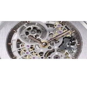 Reloj mecánico hueco de diseño de marca de lujo, fabricado en acero inoxidable 904, resistente al agua, adecuado para uso empresarial. - Product Image 2
