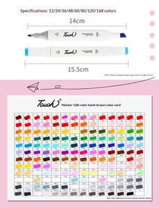 Marqueur blanc à pointe fine, en plastique, à base d'huile, pour dessin animé et <span class=keywords><strong>aquarelle</strong></span>, conception monobloc - Product Image 4