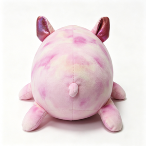 Peluche cochon personnalisée, animal en peluche cochon, adorable cochon en peluche, cochon en peluche couché, cochon en peluche rose tie-dye - Product Image 4