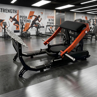 Machine à Hip Thrust à charge libre pour usage commercial, en métal, pour l'entraînement de force, les exercices de fitness et la musculation