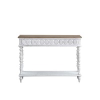 Table console vintage de style ferme nordique moderne en bois, prix d'usine, pour salon