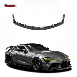 Upgrade to AG Style Carbon Fiber Front Lip for Toyota Supra A90 Lightweight Sports <b>Car</b> Front Bumper Spoiler Lip Kit - Product Image 1