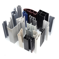 Profilé en PVC extrudé personnalisé résistant aux UV, cadre de fenêtre en UPVC pour bâtiment, design moderne, écologique et durable