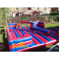 Top qualité Big ball gonflable wipeout obstacle sauts et limites parcours d'obstacles gonflable grande balle à vendre