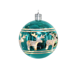 Boule lumineuse usb, ornement pour <span class=keywords><strong>joyeux</strong></span> noël, avec motif de renne, décoration, sapin - Product Image 2