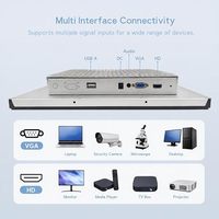 Panneau frontal classé P65 : Panneau frontal résistant à l'eau et à la poussière, protège contre les environnements difficiles et assure un fonctionnement fiable