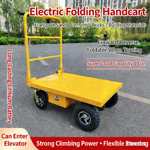 Elektrikli El Arabası, İnşaat Sahası Taşımacılığı için Portatif Katlanabilir Taşıma Arabası - Product Image 4