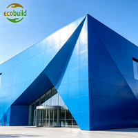 Panneau composite en aluminium Alucobond personnalisable, série couleurs brillantes, panneau ACP économique de 4 mm, revêtement mural extérieur pour bâtiments