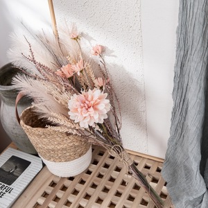 Bouquet de fleurs artificielles Yuyinli, fleurs séchées roses, décoration de mariage à domicile, CF01164 - Product Image 1