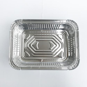 UAE Market Disposable Two <strong>Compartment</strong> <strong>Aluminum</strong> <strong>Foil</strong> Container <strong>Foil</strong> <strong>Trays</strong> 2181 3141 2232 Customizable - Product Image 3