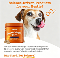 Bonbons gélifiés 8-en-1 - Complément articulaire à la glucosamine, chondroïtine et probiotiques - pour chiens - Vitamine pour chien - Complément alimentaire pour animaux de compagnie