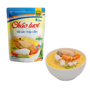 Gachas de mariscos listas para comer Sabores mixtos Comida saludable conveniente nutritiva para comida de estilo de vida ocupada de Vietnam - Product Image 1