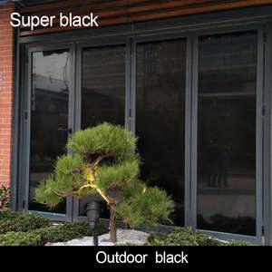 1 x 30 m Autofarbe abnehmbare wiederverwendbare schwarze 5% Anti-Strahlung Sonnenschutzfenster Glas statische Clingfolie - Product Image 6