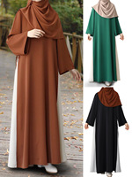 Nouvelle Conception Abaya Personnalisée Mode Pudique Robe Musulmane Dame de Dubaï Vente en Gros Turque Vêtement Islamique Abaya Fermée