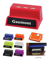 FOCUS baru murah grosir hadiah promosi USB Hub kustom Logo USB Hub dengan Stan telepon hadiah hadiah