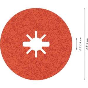 BOSCH - 2608621826 X-LOCK Expert R782 Prisma Disque fibre céramique-EAN 4059952538495 ABRASIVES - Product Image 2