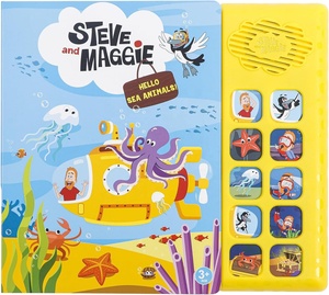 Libro Sonoro di Animali Marini Steve e Maggie, Giocattolo Educativo Interattivo per Bambini 3+ Anni - Product Image 1
