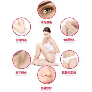 USB wiederauf ladbare Frauen Epilierer Tragbares Haaren tfernungs werkzeug Rotations rasierer Körper Gesicht Bein Bikini Lip Depilator Wiederauf ladbare Batterie - Product Image 3