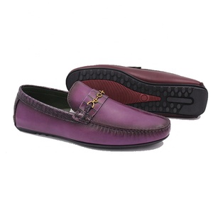 Mocassins pour hommes en cuir souple italien Giovanini, chaussures de conduite pour hommes - Product Image 1