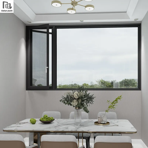 Chine Usine Nouveau Style Personnalisé Fenêtres <span class=keywords><strong>et</strong></span> Portes En Aluminium Usine Double Fenêtre À Battants En Verre Trempé - Product Image 3