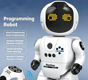 Robot intelligent télécommandé chantant, dansant, touchant, programmable, technologie éducative précoce, cadeau - Product Image 4