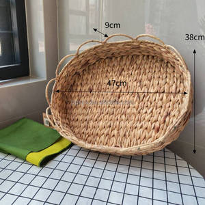 Cestino portaoggetti fatto a mano cippato con coperchio in vimini tessuto Design per sala <span class=keywords><strong>da</strong></span> pranzo <span class=keywords><strong>piccolo</strong></span> Desktop cesto regalo di fiori fodera per bambino - Product Image 6