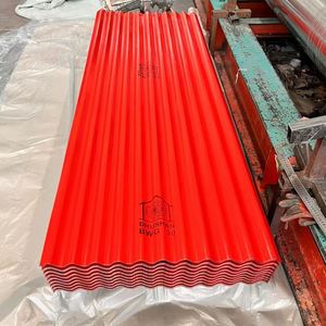 แผ่นเหล็กลูกฟูก ppgi 0.2มม. 0.3มม. 0.5มม. แผ่นหลังคาชุบสังกะสีวัสดุก่อสร้าง - Product Image 6