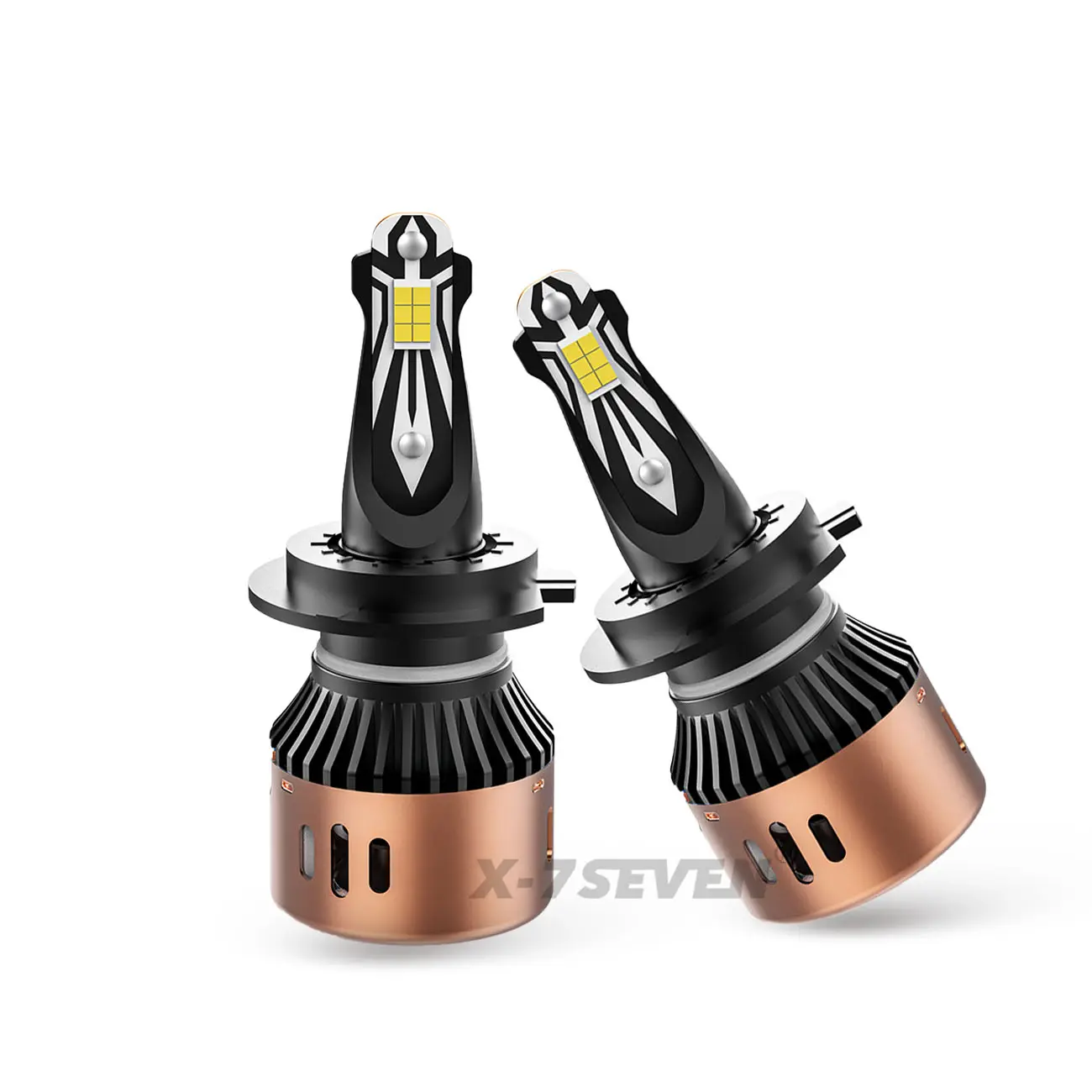 X-7SEVEN giá tốt tự động đèn hệ thống chiếu sáng H1 H3 H4 H7 H13 9005 9006 9004 9012 Canbus 12V Xe LED Đèn pha Bóng đèn