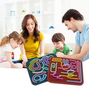Jouets éducatifs pour enfants personnalisés à double face, jouets sensoriels pour calmer les enfants, planche d'activités sensorielles en silicone - Product Image 1