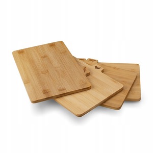Juego de 4 tablas de cortar de índice de bambú de grado alimenticio, tabla de cortar con soporte de Metal de secado para carne de pan de cocina - Product Image 4