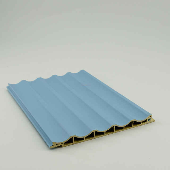 WPC groove Pattern Wall Panel Indoor Decoration Wall Cladding Ecological Wood Wholesale Price PVC Modern Board